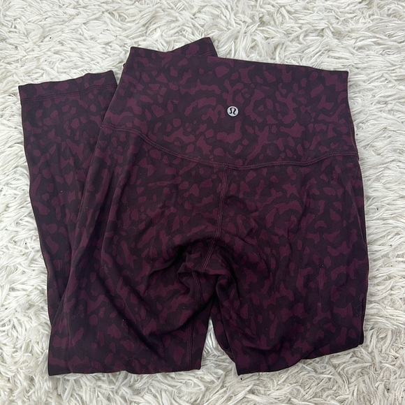 Lululemon Align Crop *21" Formation Camo Dark Adobe Multi - Picture 5 of 5